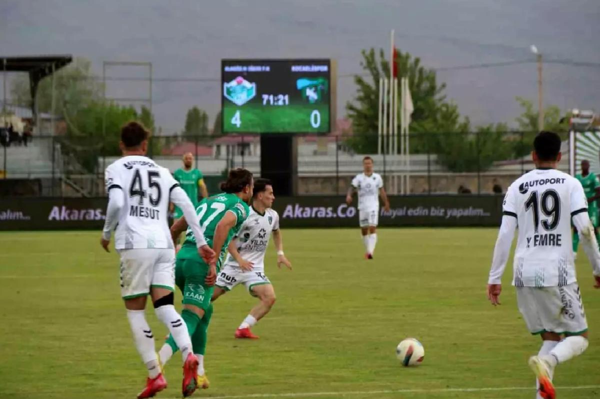 Iğdır FK, Kocaelispor’u 4-0 Yendi