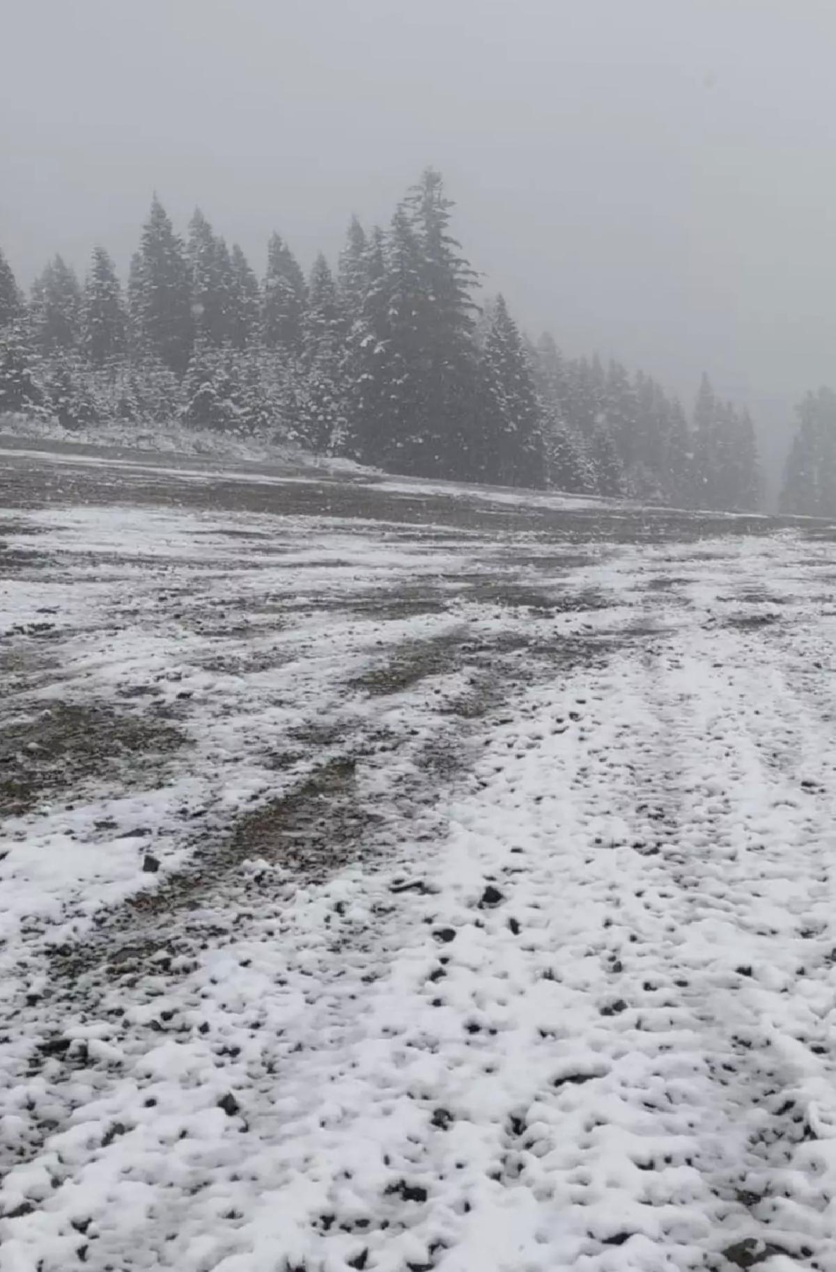 Ilgaz Dağı’na Mayıs’ta Kar Yağdı