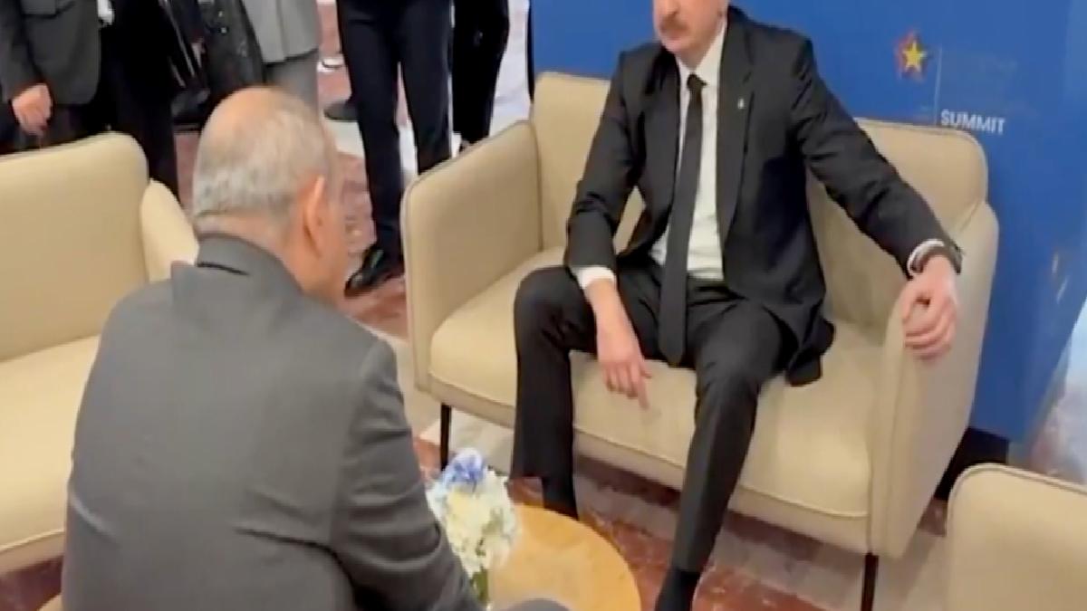 İlham Aliyev, Nikol Paşinyan ile bir araya geldi