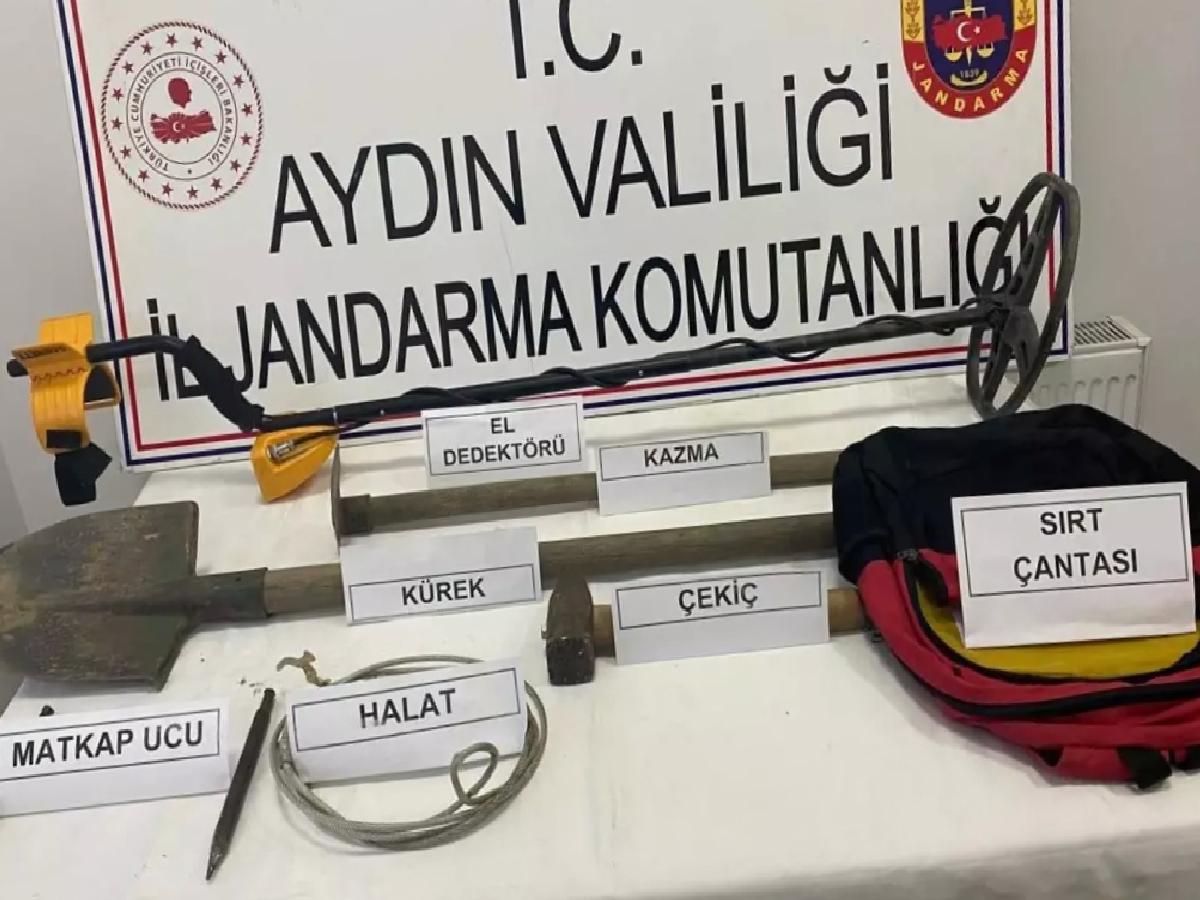 İncirliova’da Kaçak Kazıya Suçüstü Operasyonu