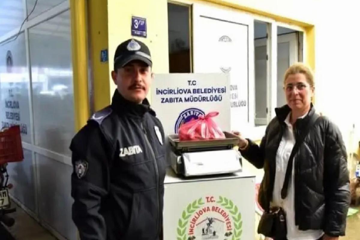 İncirliova’da Pazar Yerlerinde Tartı Kontrol Noktası Hizmeti