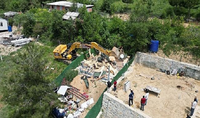 İnegöl Belediyesi Kaçak Yapı ile Mücadelesini Sürdürüyor