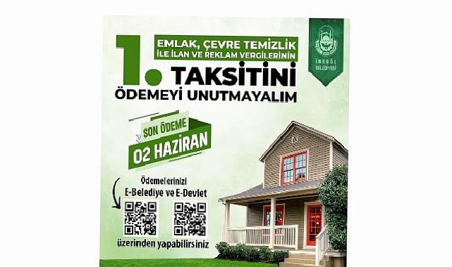 İnegöl Belediyesinden Mükelleflere Vergi Çağrısı