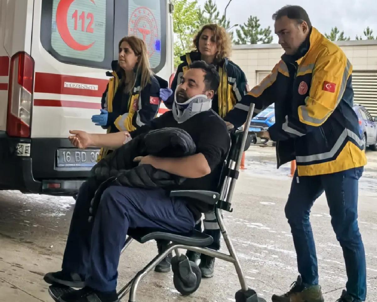 İnegöl’de Kaza: Sürücü Yaralandı