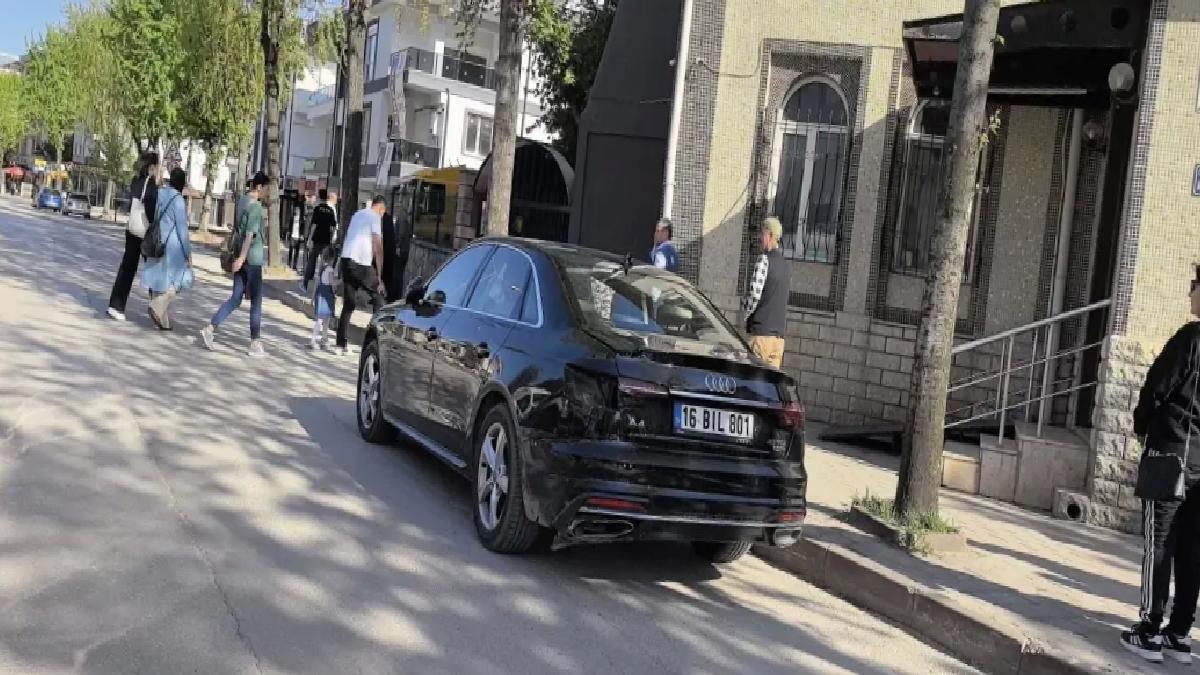 İnegöl’de Yaya Geçidinde Motosiklet Kazası