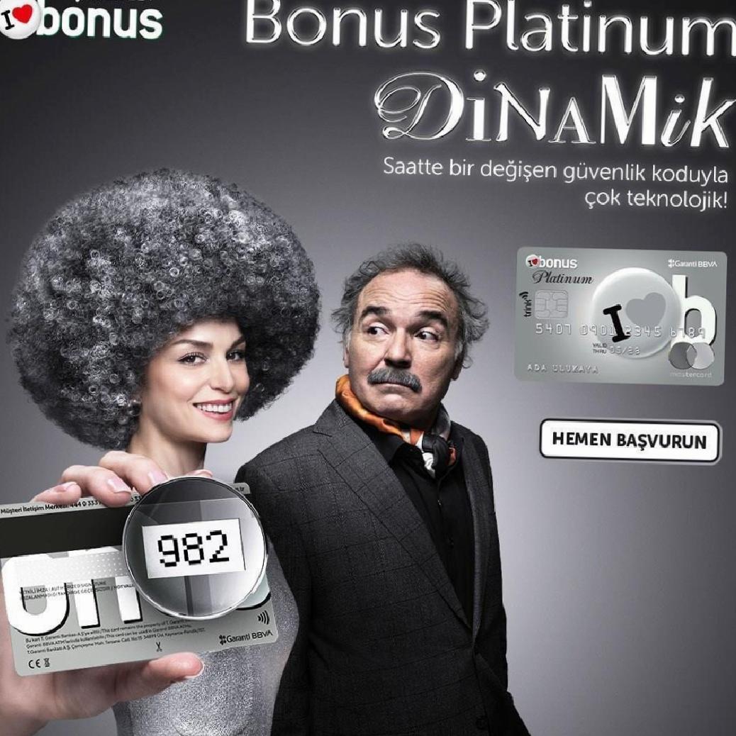 İnternetten alışverişte yüksek güvenlikli kredi kartı: Bonus Platinum Dinamik ile tanışın!