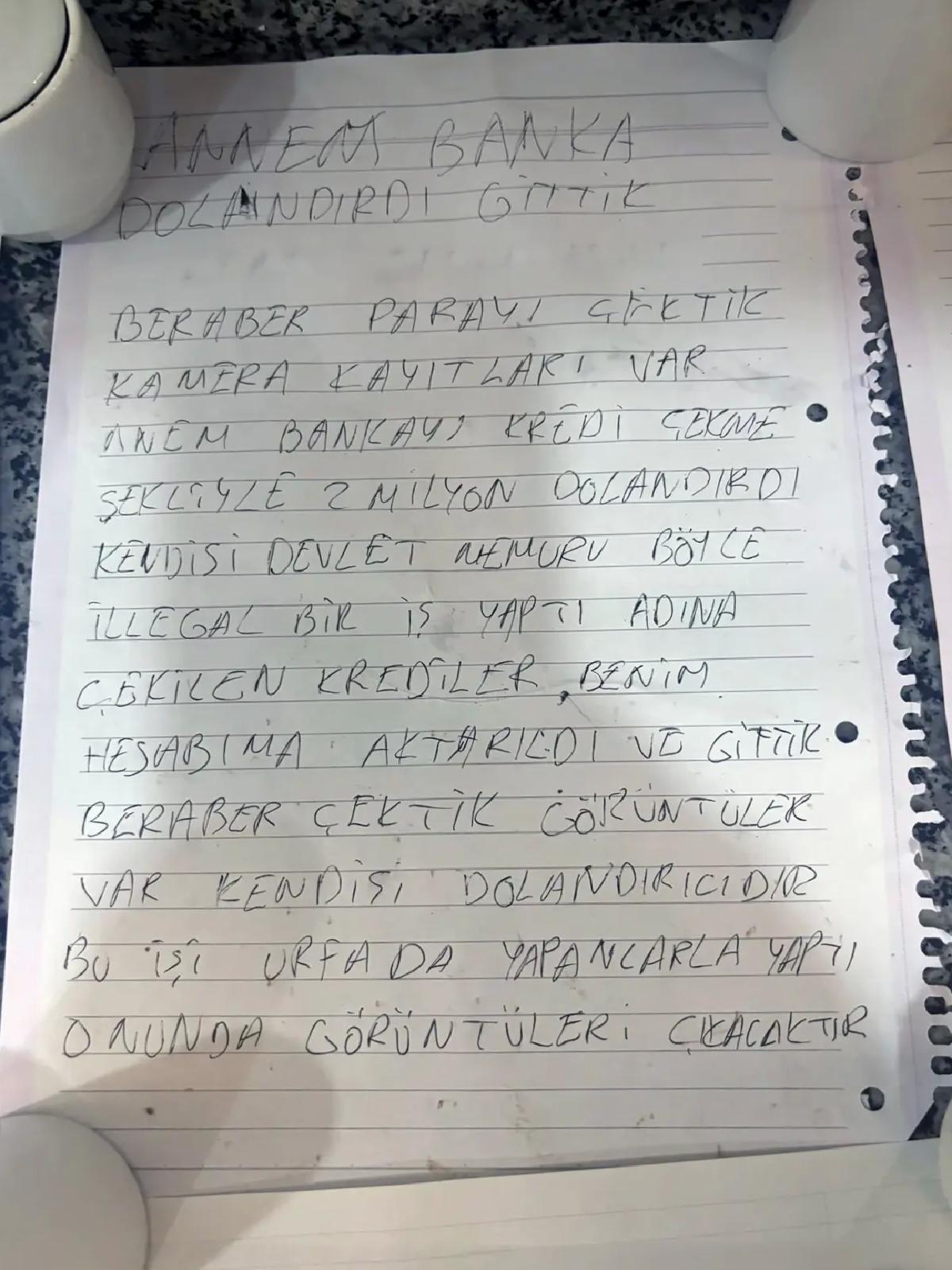 İntihar Mektubunda Aile Komplosu İddiası