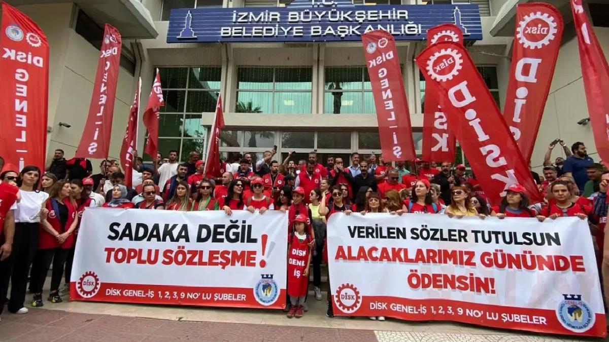 İşçiler Grev İlan Etti