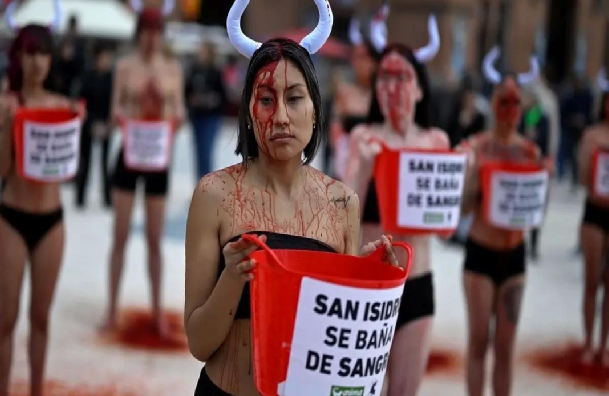 İspanya’da Boğa Güreşleri Protesto Edildi