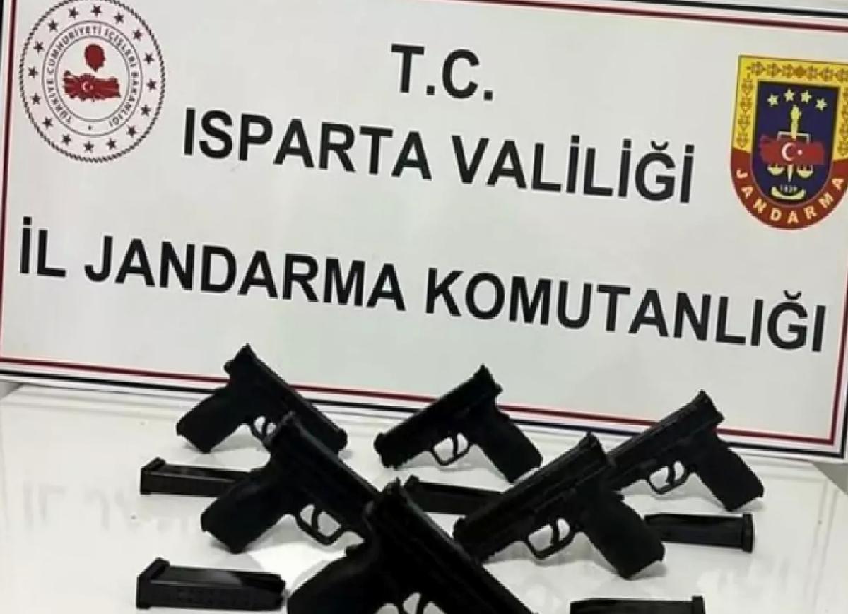 Isparta’da Ruhsatsız Silah Operasyonu