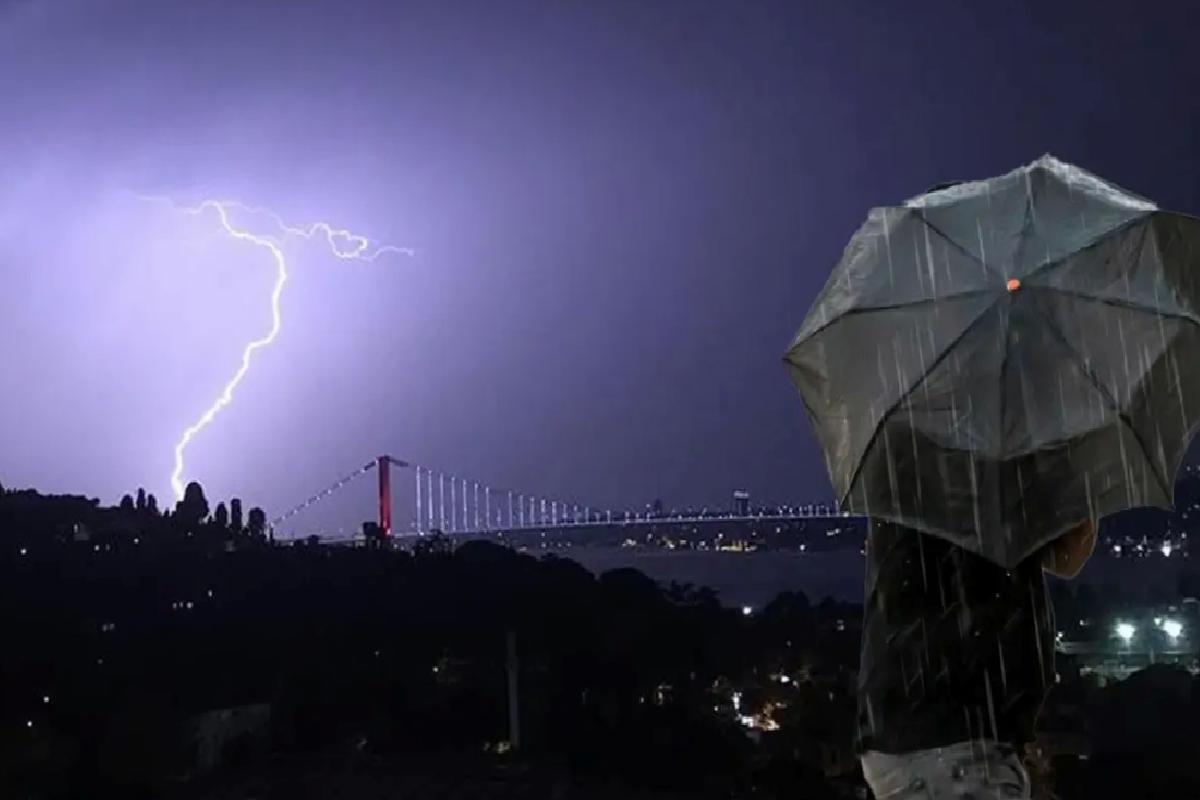 İstanbul için uyarı üstüne uyarı! Kuvvetli yağış ve elektrik fırtınası geliyor