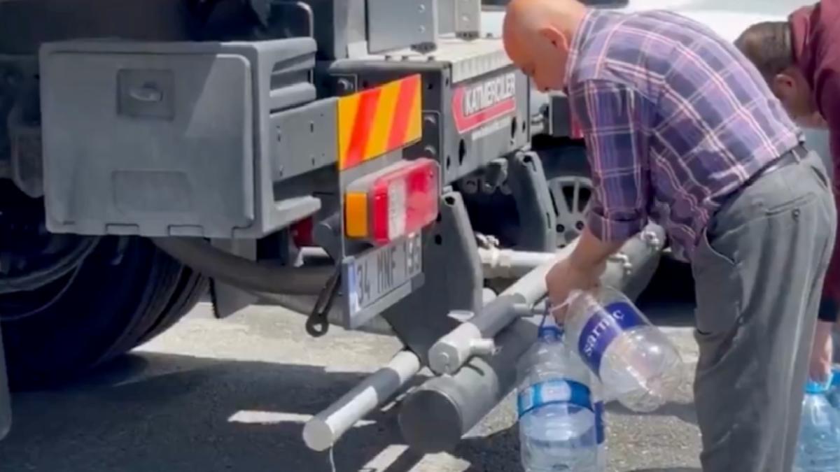 İstanbul Sarıyer’de su kesintisi vatandaşları isyan ettirdi