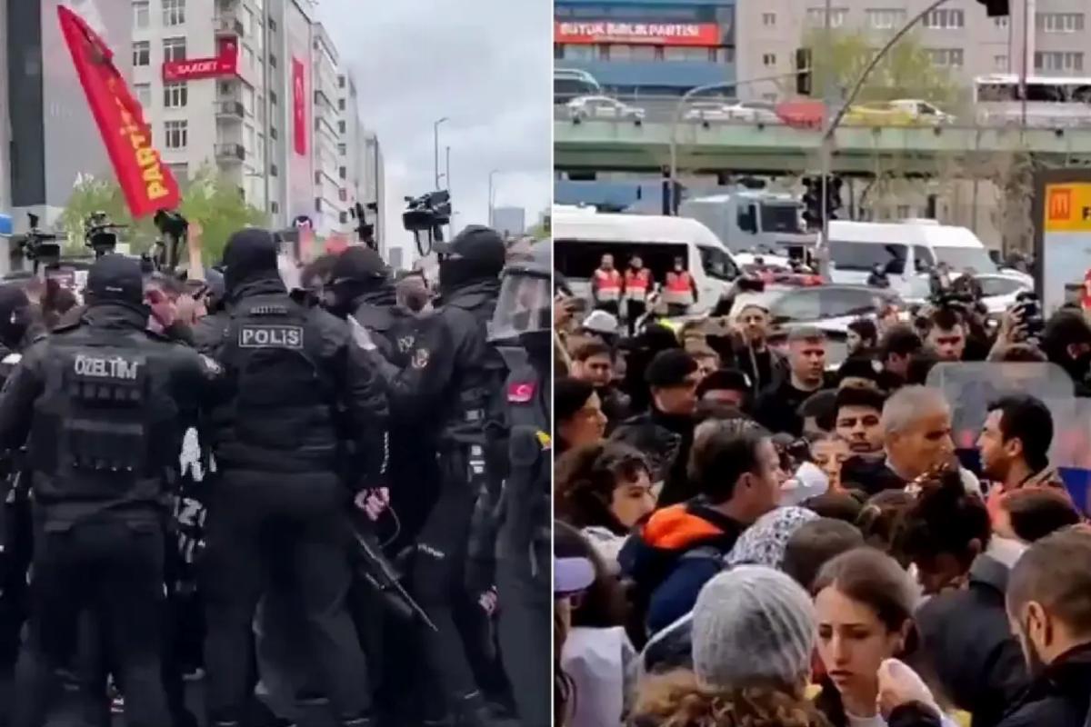 İstanbul’da 1 Mayıs gerginliği! Polis müdahale edince arbede yaşandı