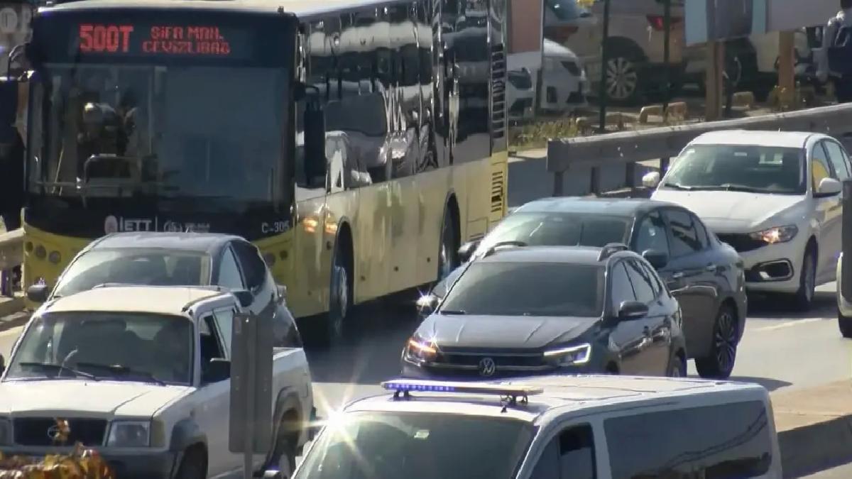 İstanbul’da Trafik Yoğunluğu Yüzde 65