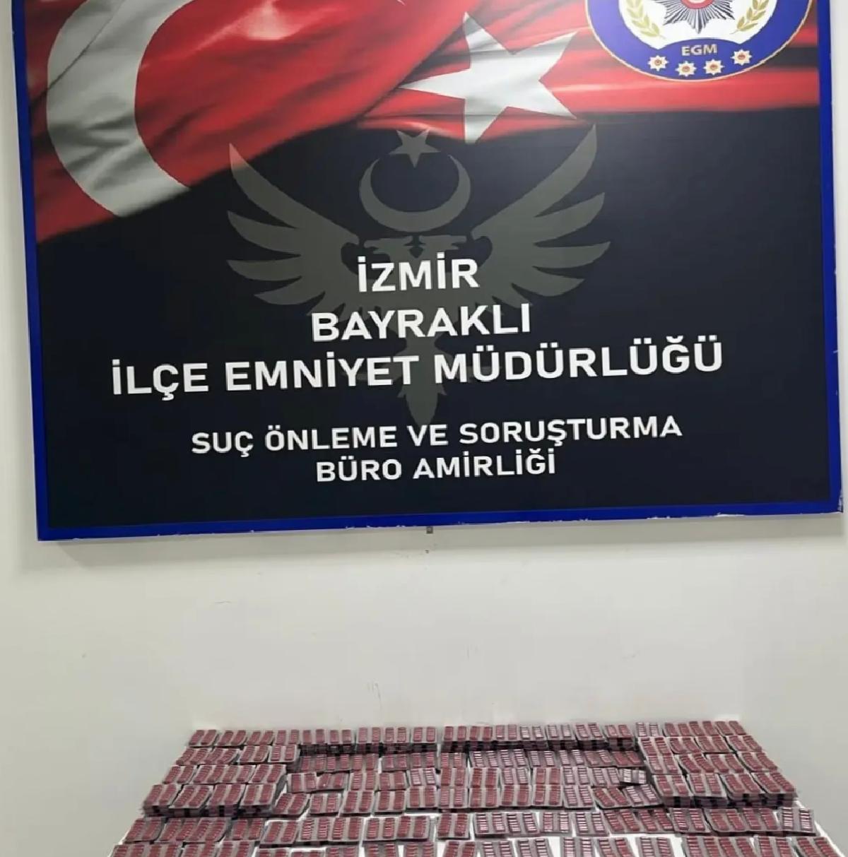 İzmir’de Uyuşturucu Operasyonu: 5 Bin Hap Ele Geçirildi