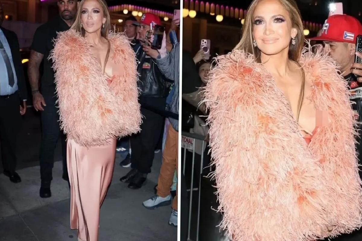 Jennifer Lopez, sütyensiz katıldığı konserde frikik verdi