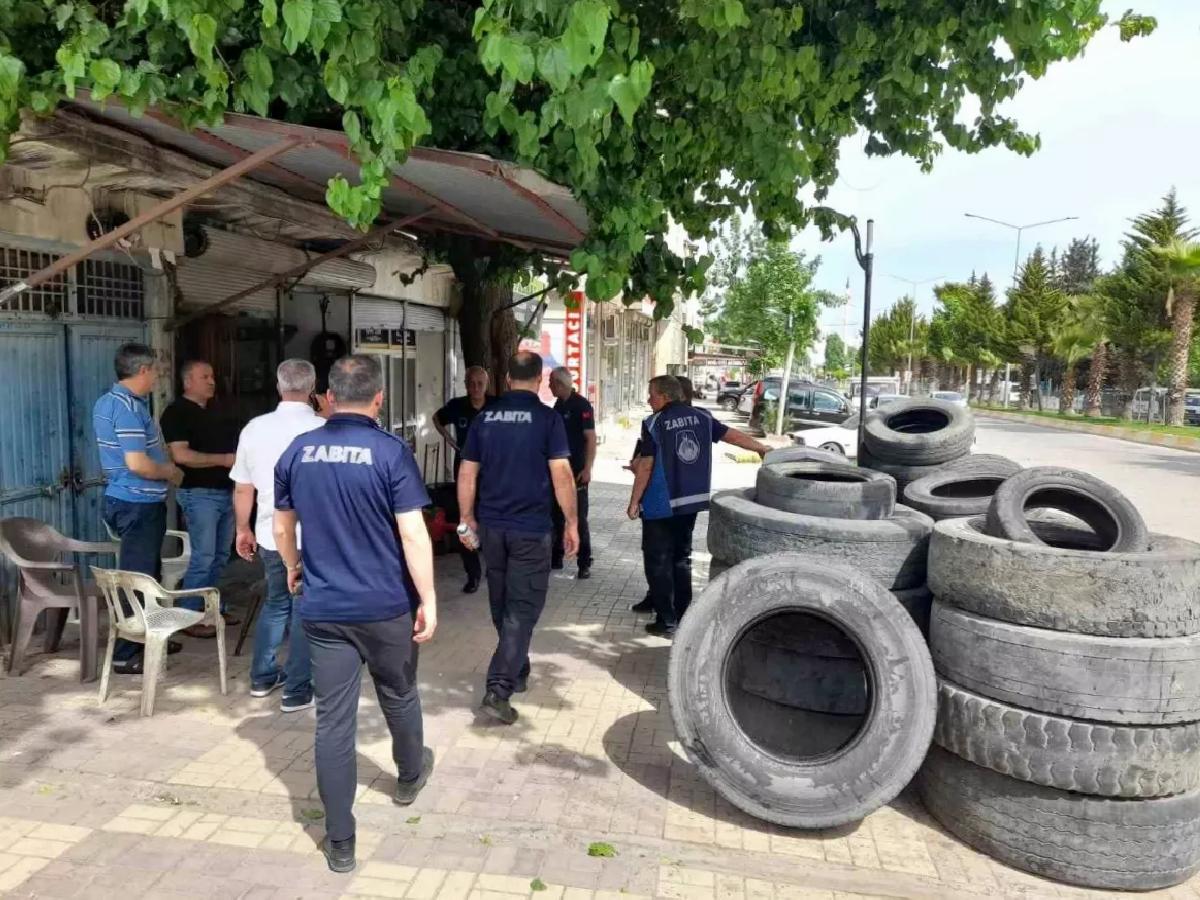 Kahta Belediyesi Kaldırım İşgallerine Karşı Denetimlerini Sürdürüyor