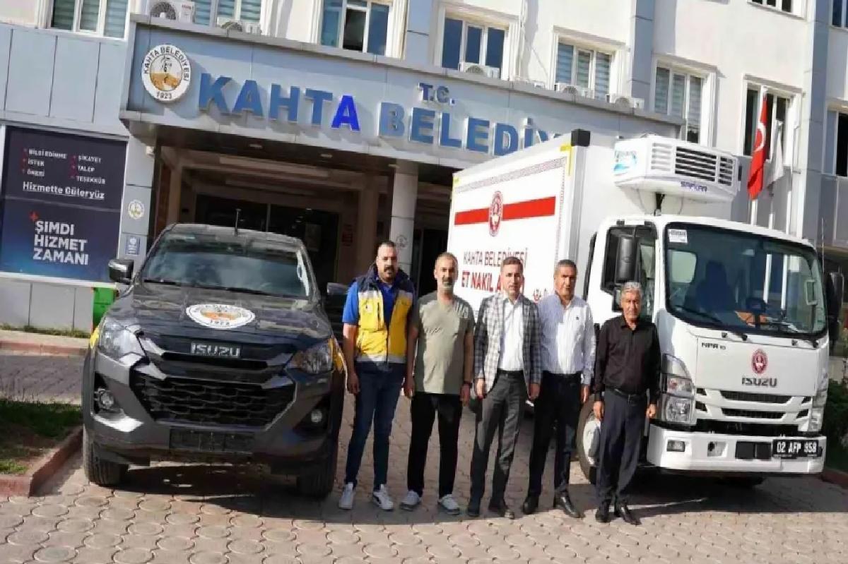 Kahta Belediyesi’nden Yeni Araçlarla Hizmet Kalitesine Artış
