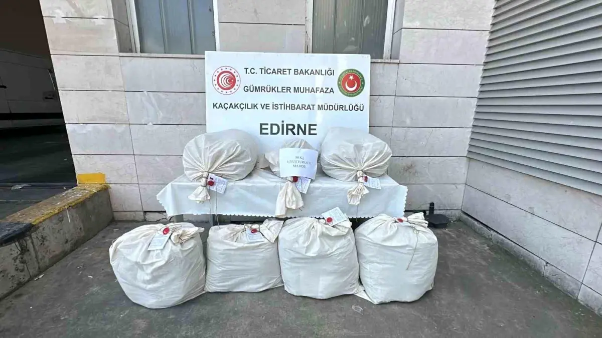 Kapıkule’de 49 Kilo Uyuşturucu Ele Geçirildi