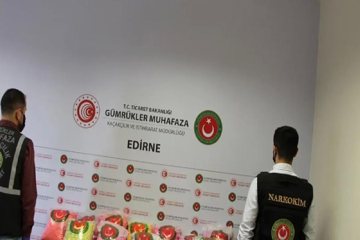 Kapıkule’de 77 Kilo Uyuşturucu Ele Geçirildi