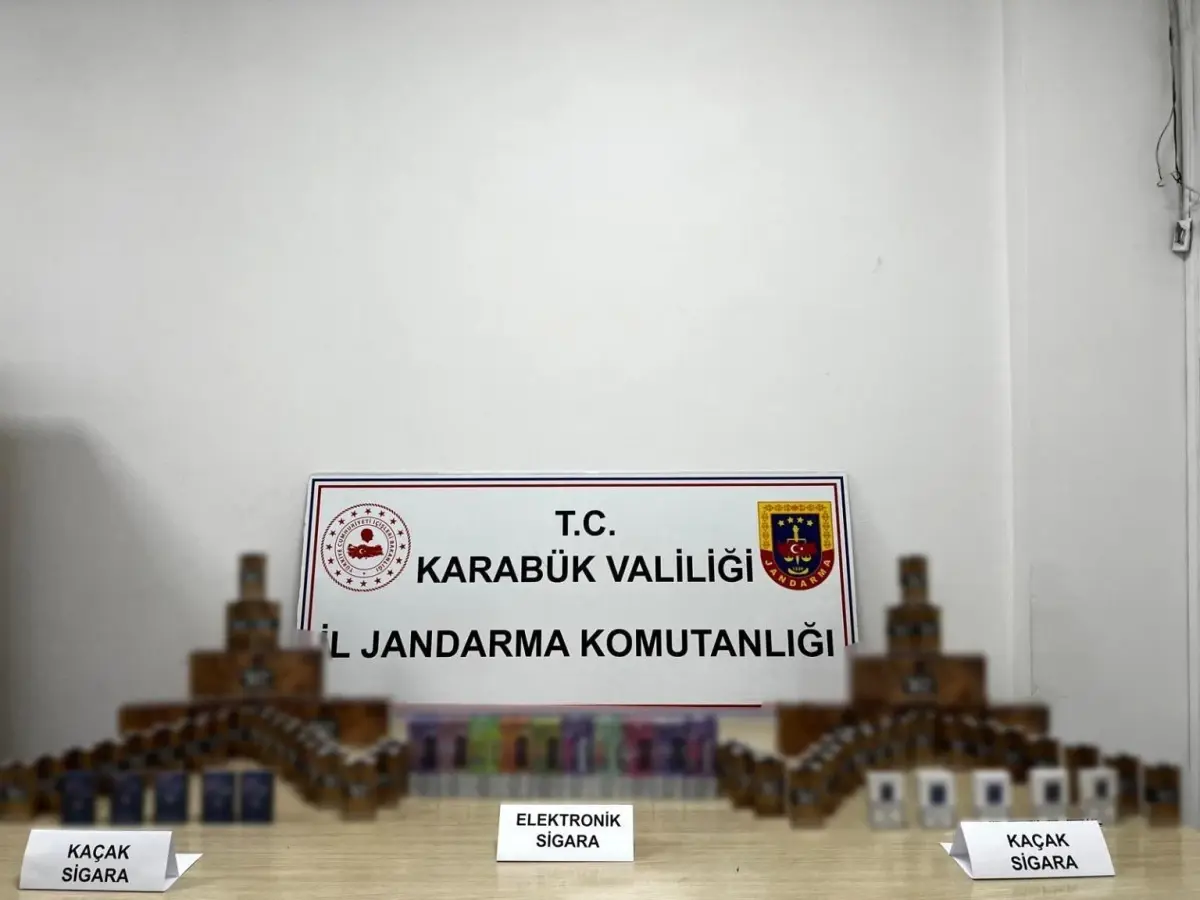 Karabük’te Kaçakçılık Operasyonu