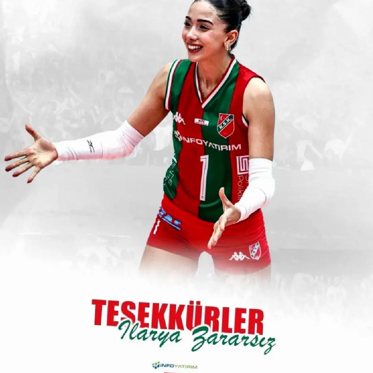Karşıyaka Voleybol’dan İlarya Zararsız ile Ayrılık