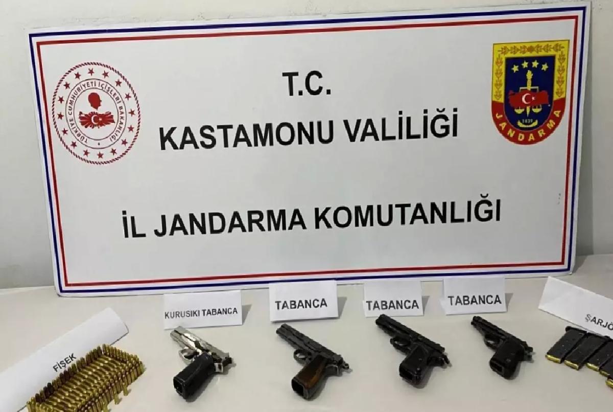 Kastamonu’da Kaçak Silah Operasyonu