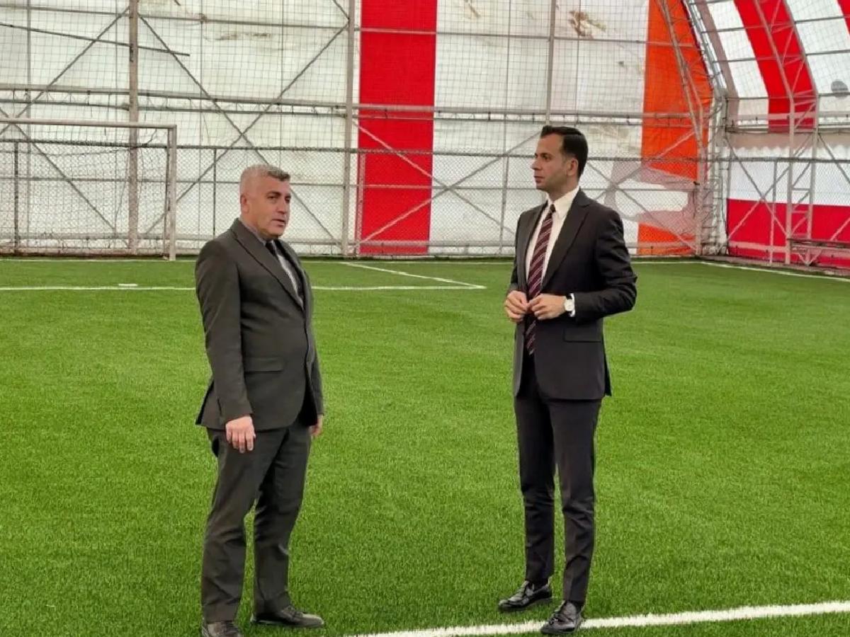 Kaymakam Aslan Halı Saha İncelemesi Yaptı