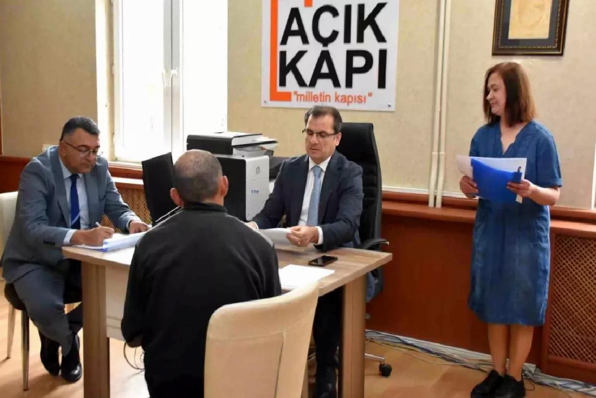 Kaymakam Güldoğan Açık Kapı’da Vatandaşları Dinledi