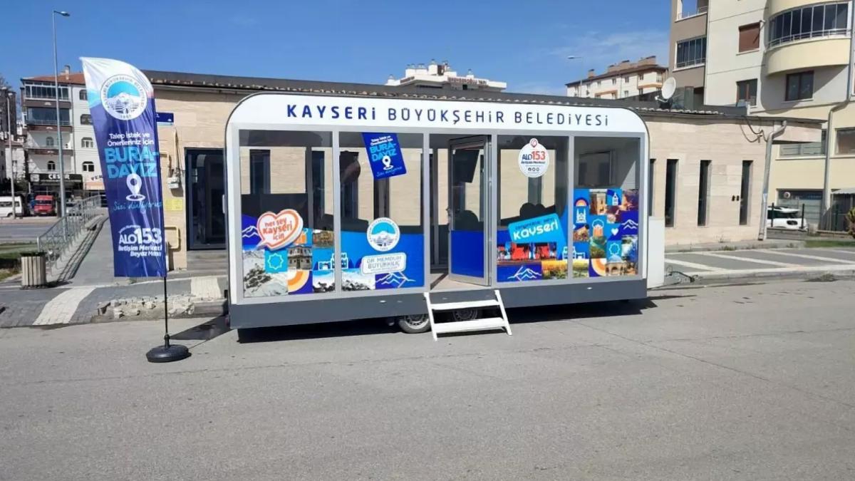 Kayseri Büyükşehir Belediyesi’nden Mobil Beyaz Masa ile Vatandaşa Hizmet