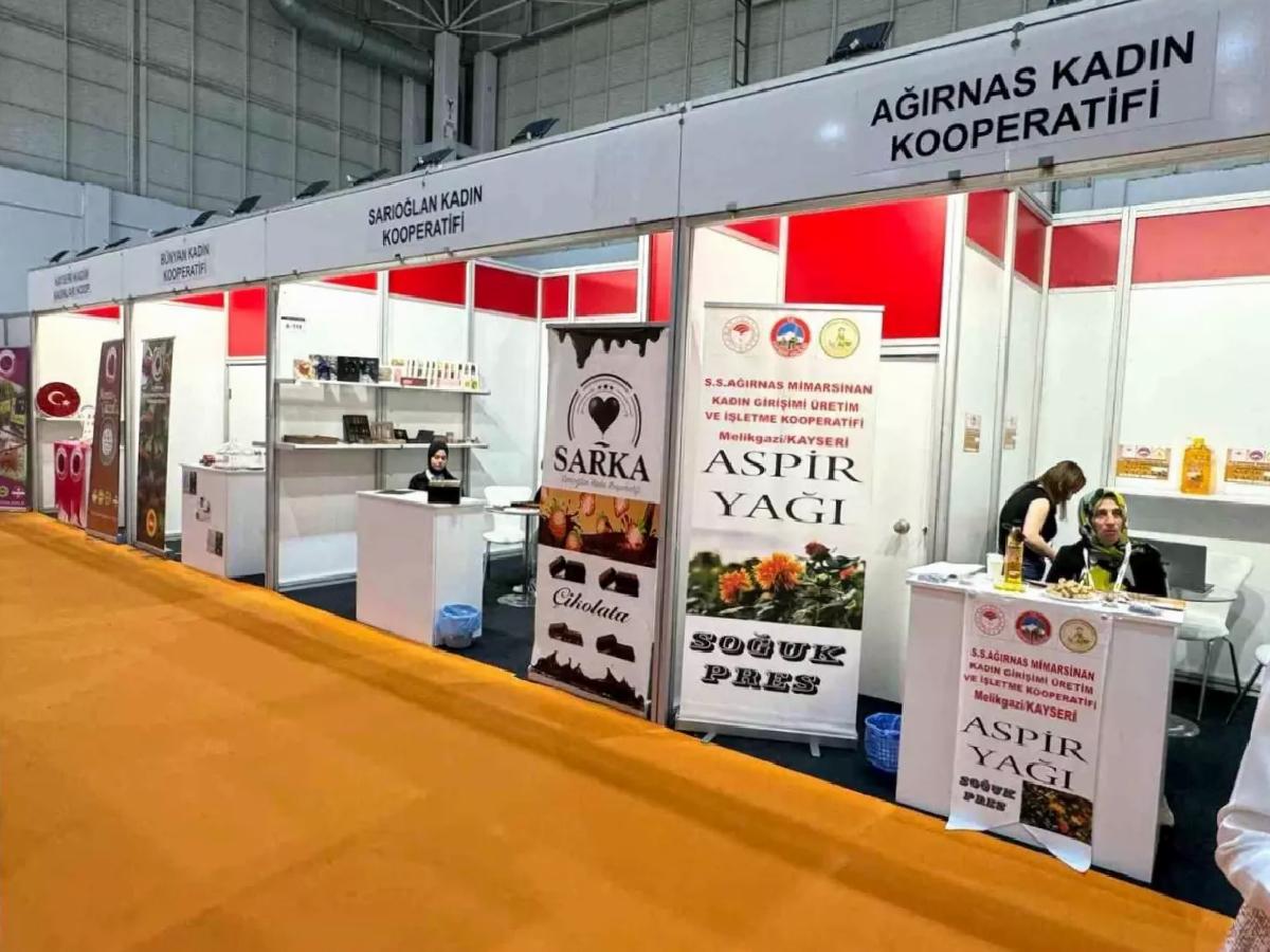 Kayseri Kadın Kooperatifleri Uluslararası Fuar’da