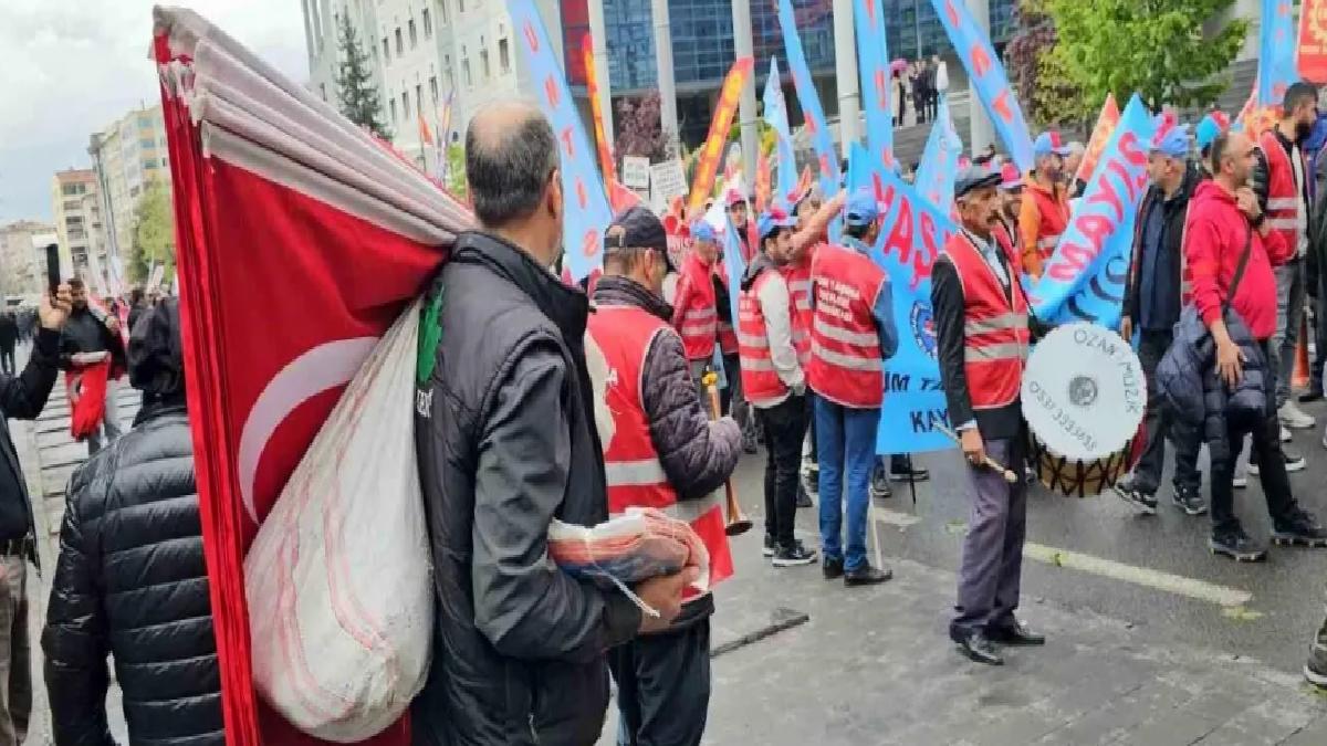 Kayseri’de 1 Mayıs İşçi Bayramı Coşkusu