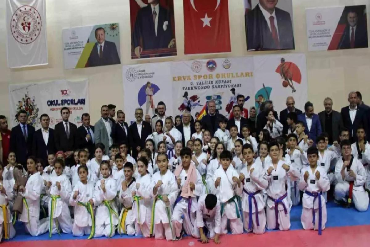 Kayseri’de ERVA Spor Okulları Taekwondo Şampiyonası