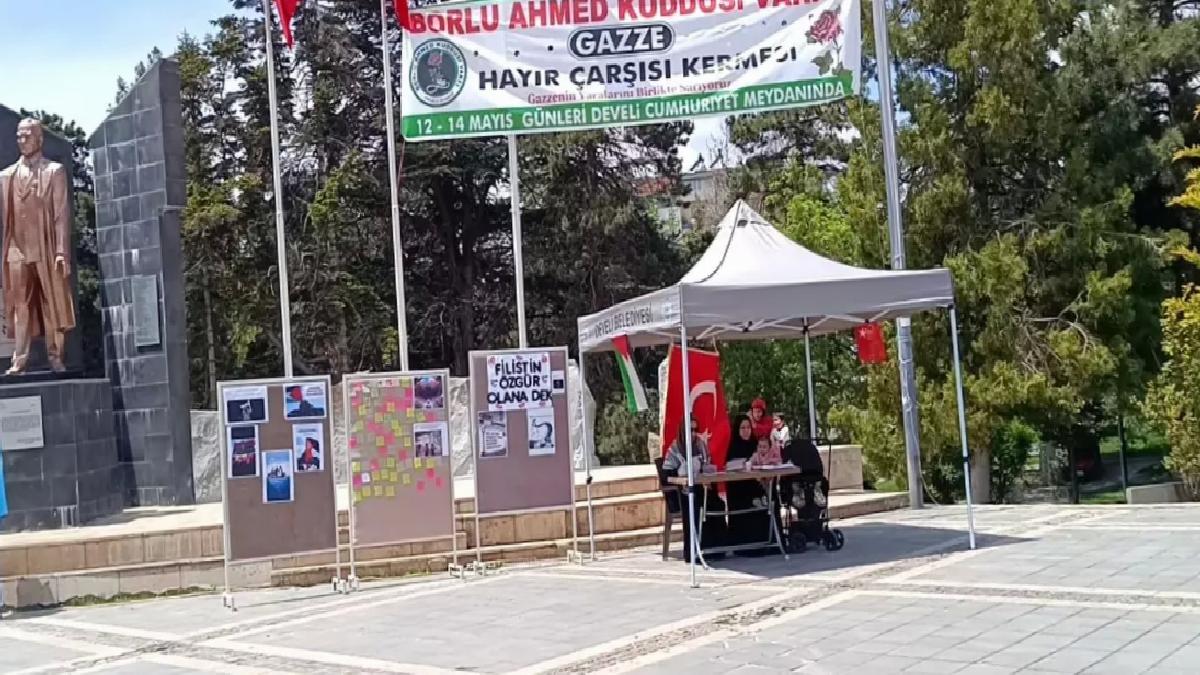 Kayseri’de Gazze İçin Hayır Panayırı