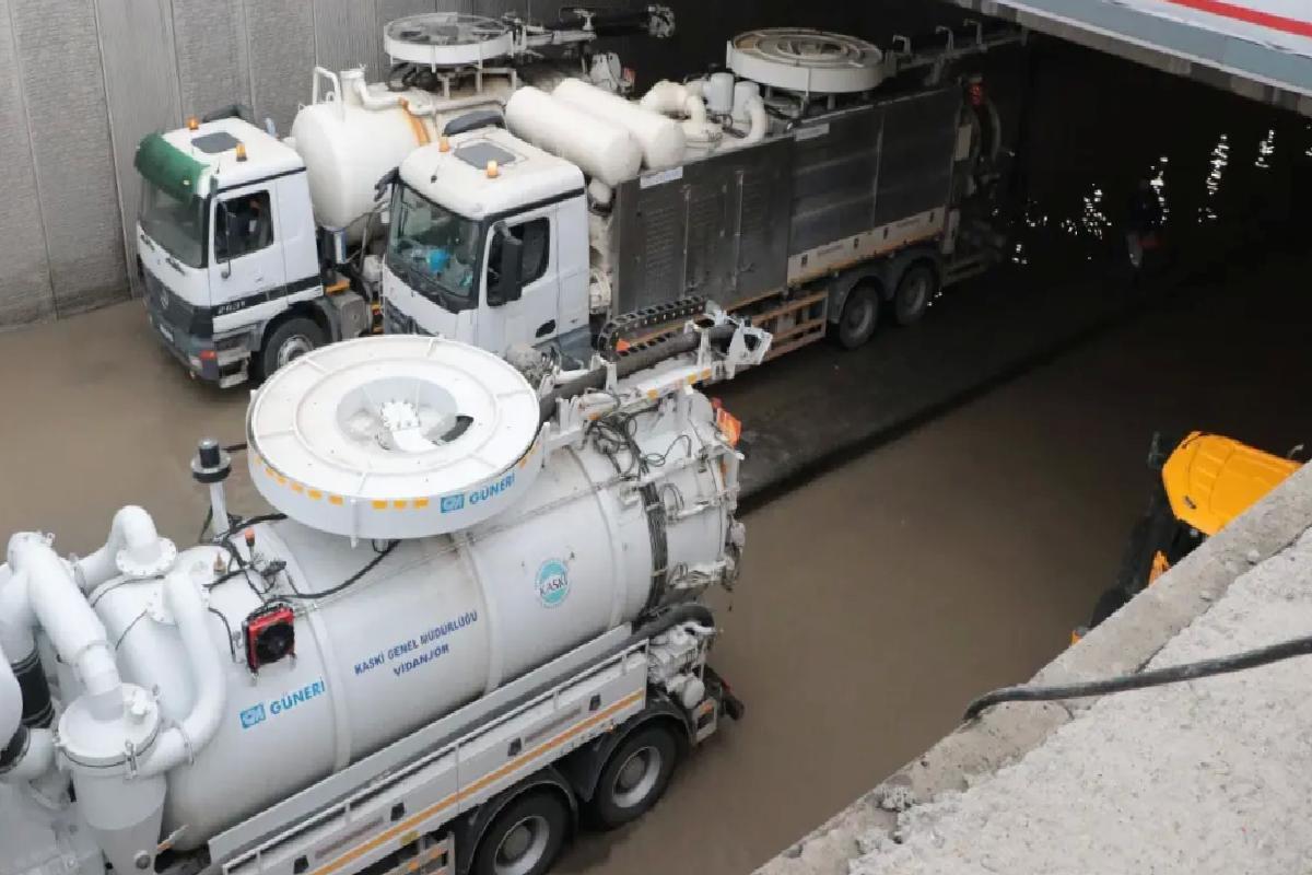 Kayseri’de Sağanak Su Baskınlarına Neden Oldu