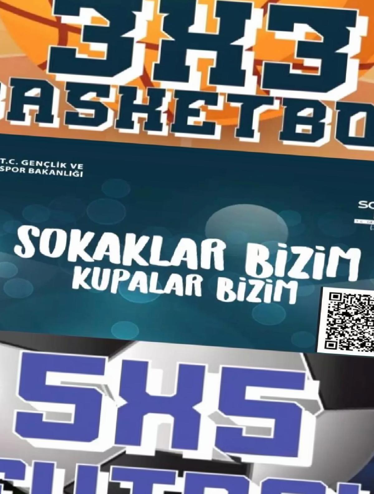 Kayseri’de Sokaklar Bizim Futbol ve Basketbol Kupası Başlıyor