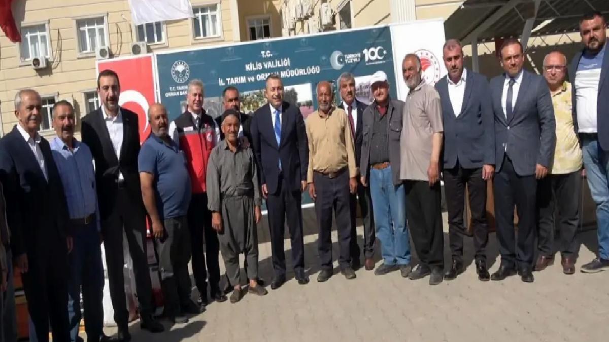 Kilis’te Çiftçilere Ekipman Desteği