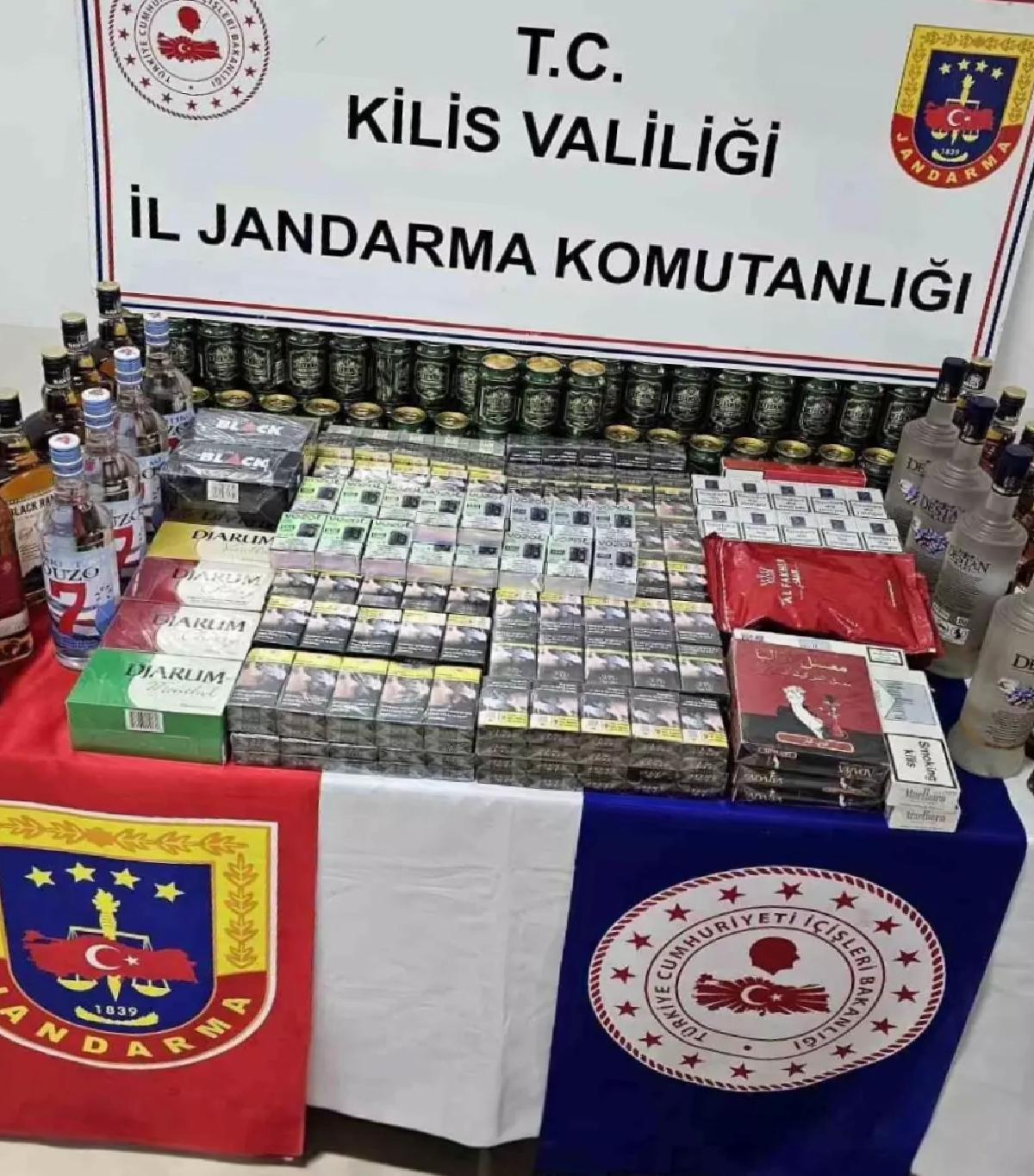 Kilis’te Kaçak Malzeme Operasyonu