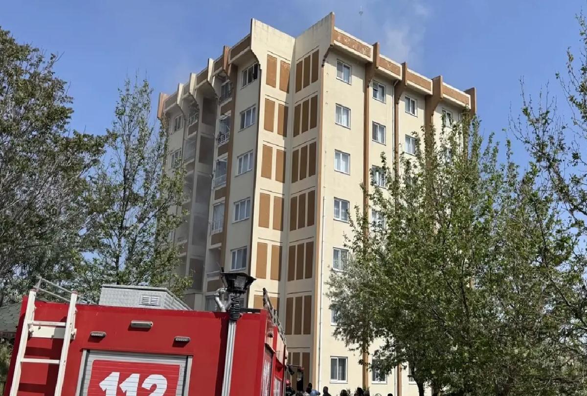 Kırıkkale’de Apartman Yangını