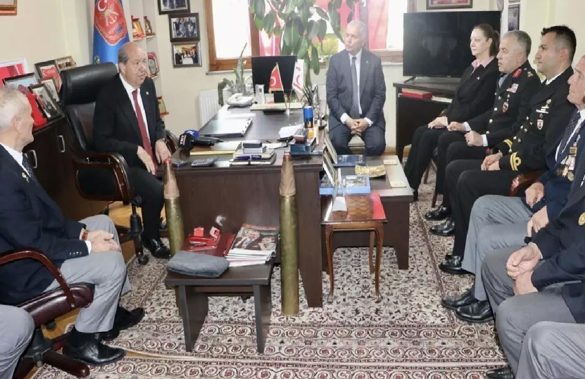 KKTC Cumhurbaşkanı Ersin Tatar, Trabzon’da Kıbrıs gazileriyle bir araya geldi Açıklaması
