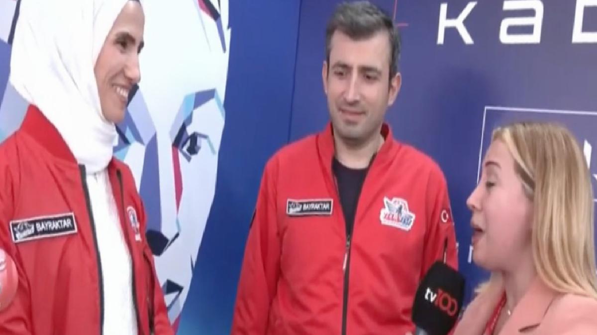 KKTC’de TEKNOFEST heyecanı: Selçuk Bayraktar ve eşi Sümeyye Erdoğan Bayraktar tv100’e konuştu