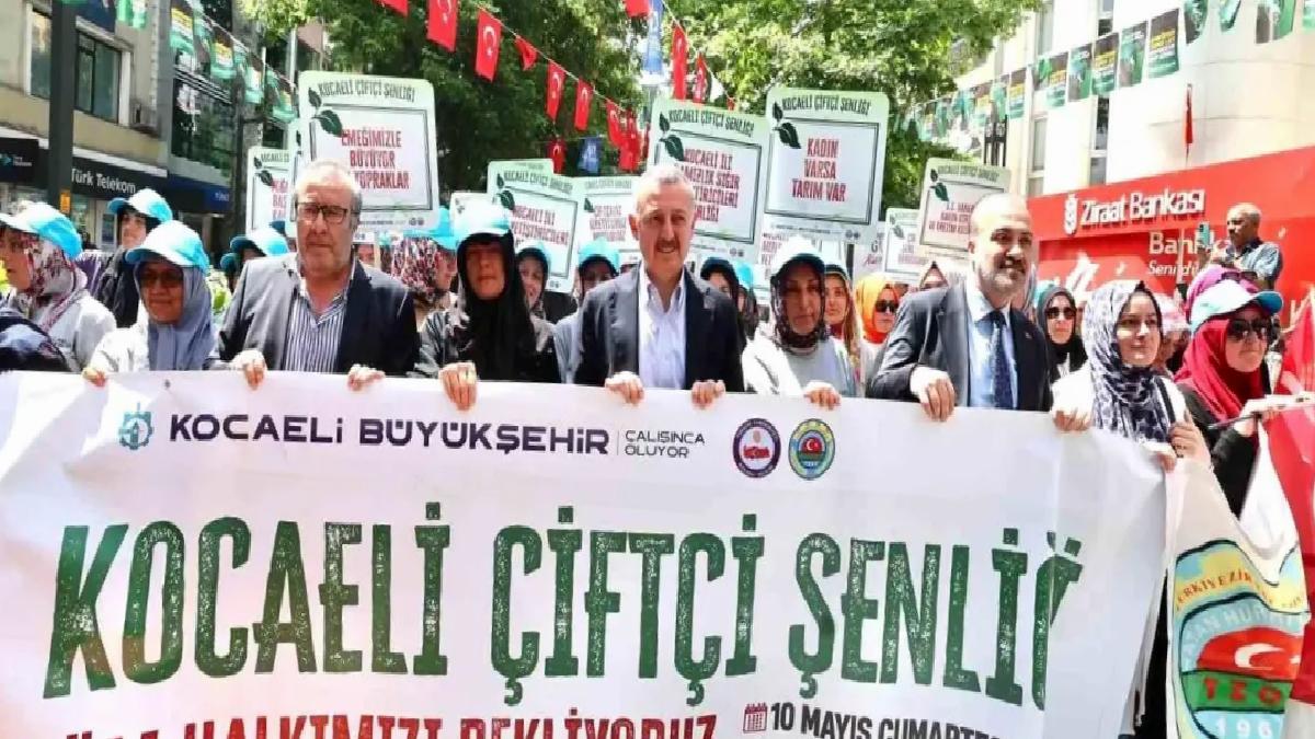 Kocaeli’de 10. Çiftçi Şenliği Coşkuyla Başladı