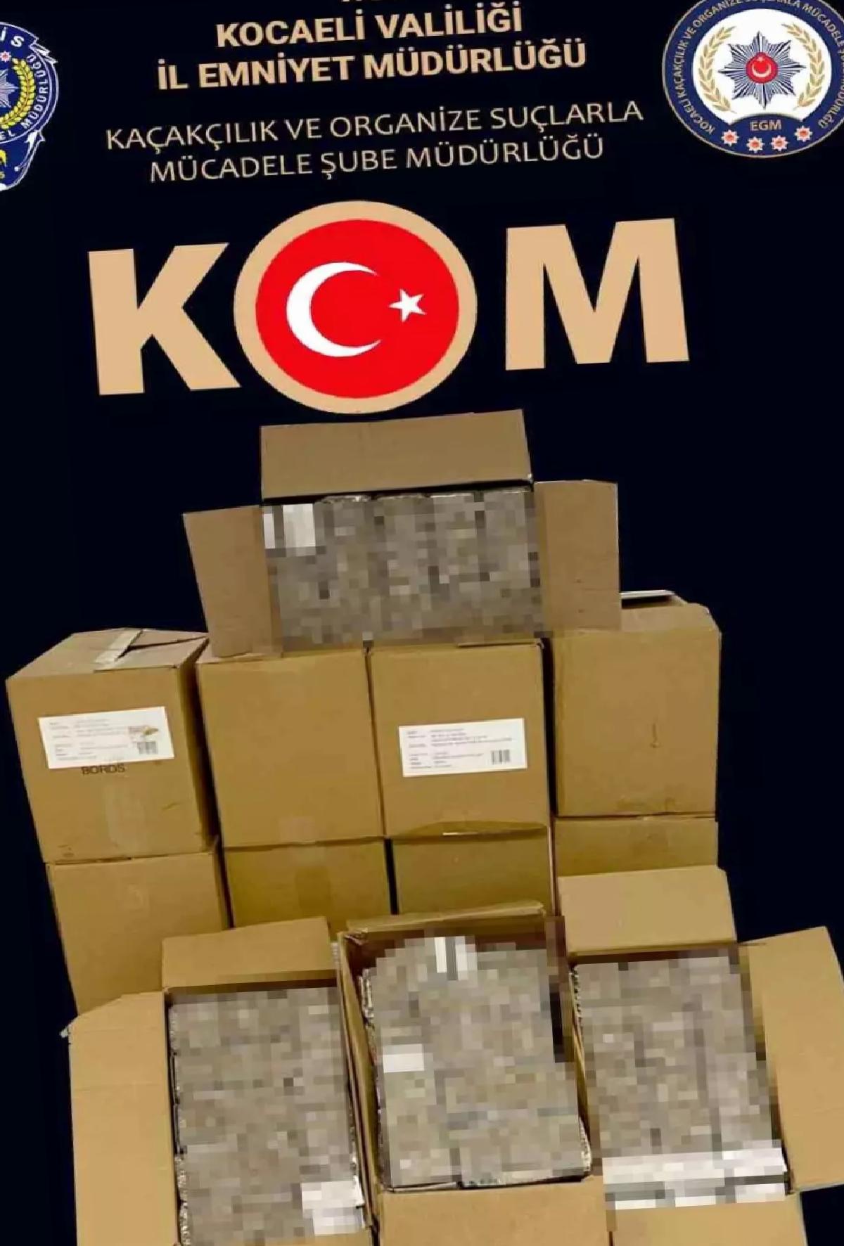 Kocaeli’de 150 Bin Doldurulmuş Makaron Ele Ge geçirildi