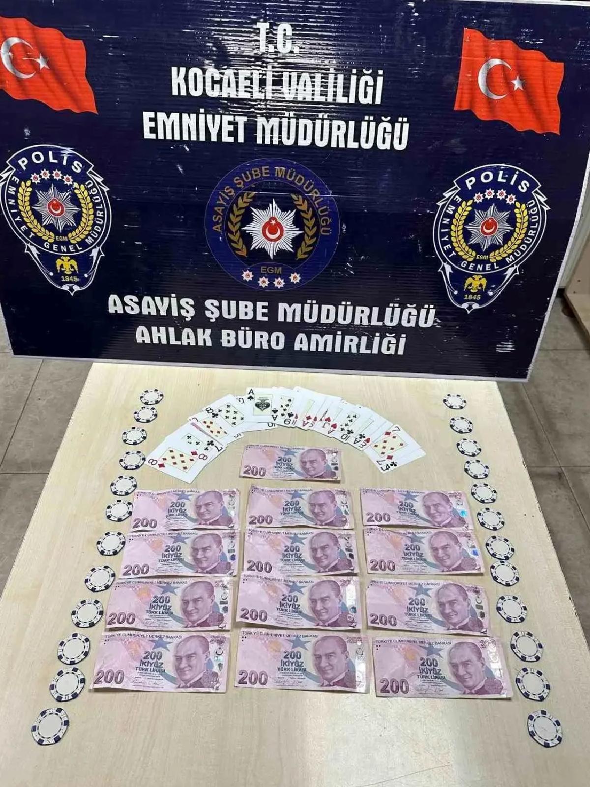 Kocaeli’de Kumar Denetimi: 3 Kişiye Cezası
