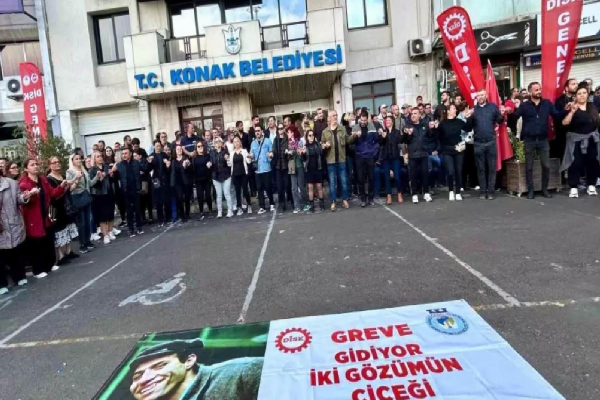 Konak Belediyesinde İşçiler Grev Hazırlığında