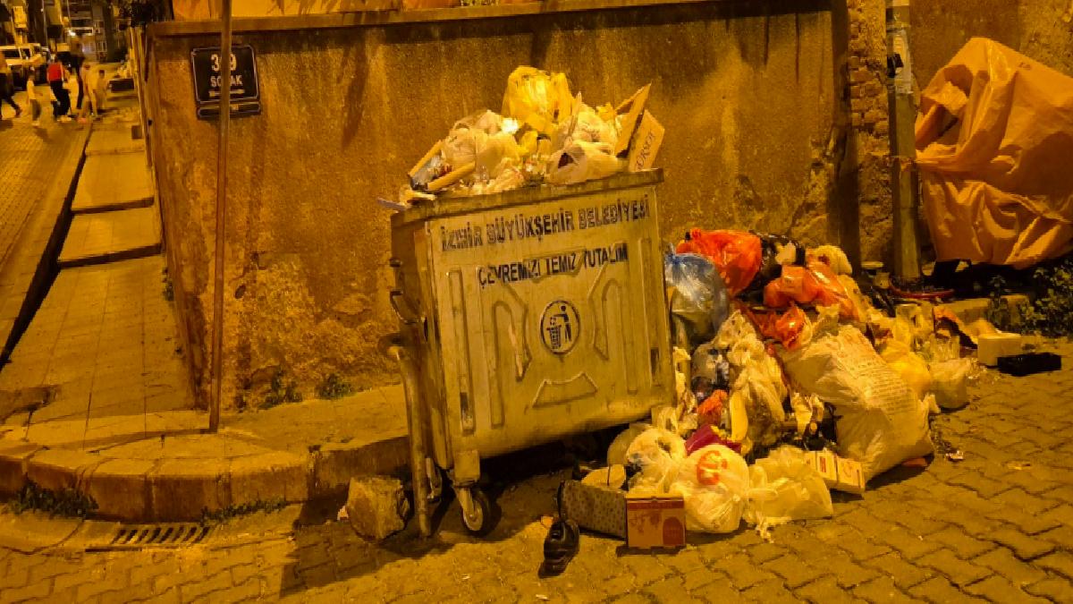 Konak’ta çöp sorunu devam ediyor