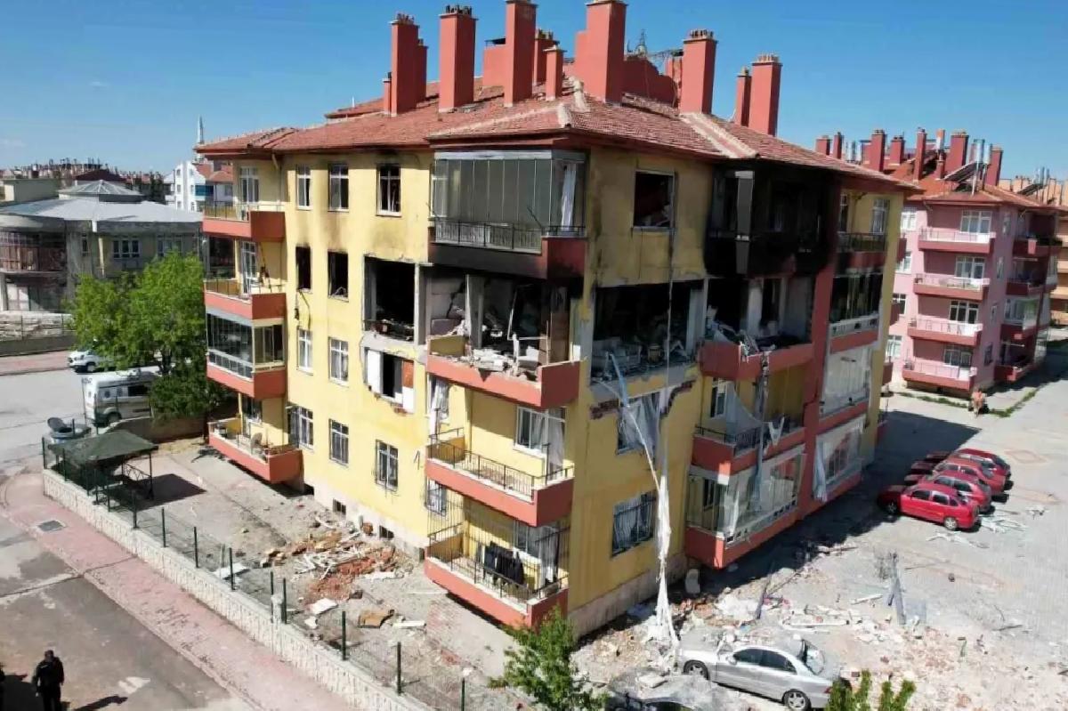 Konya’da Doğalgaz Patlaması: 13 Yaralı