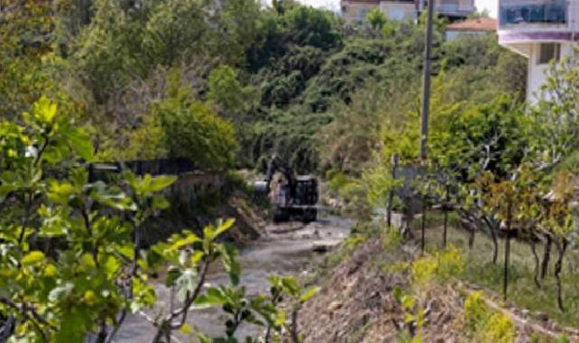 Körfezle buluşan derelerde temizlik harekâtı