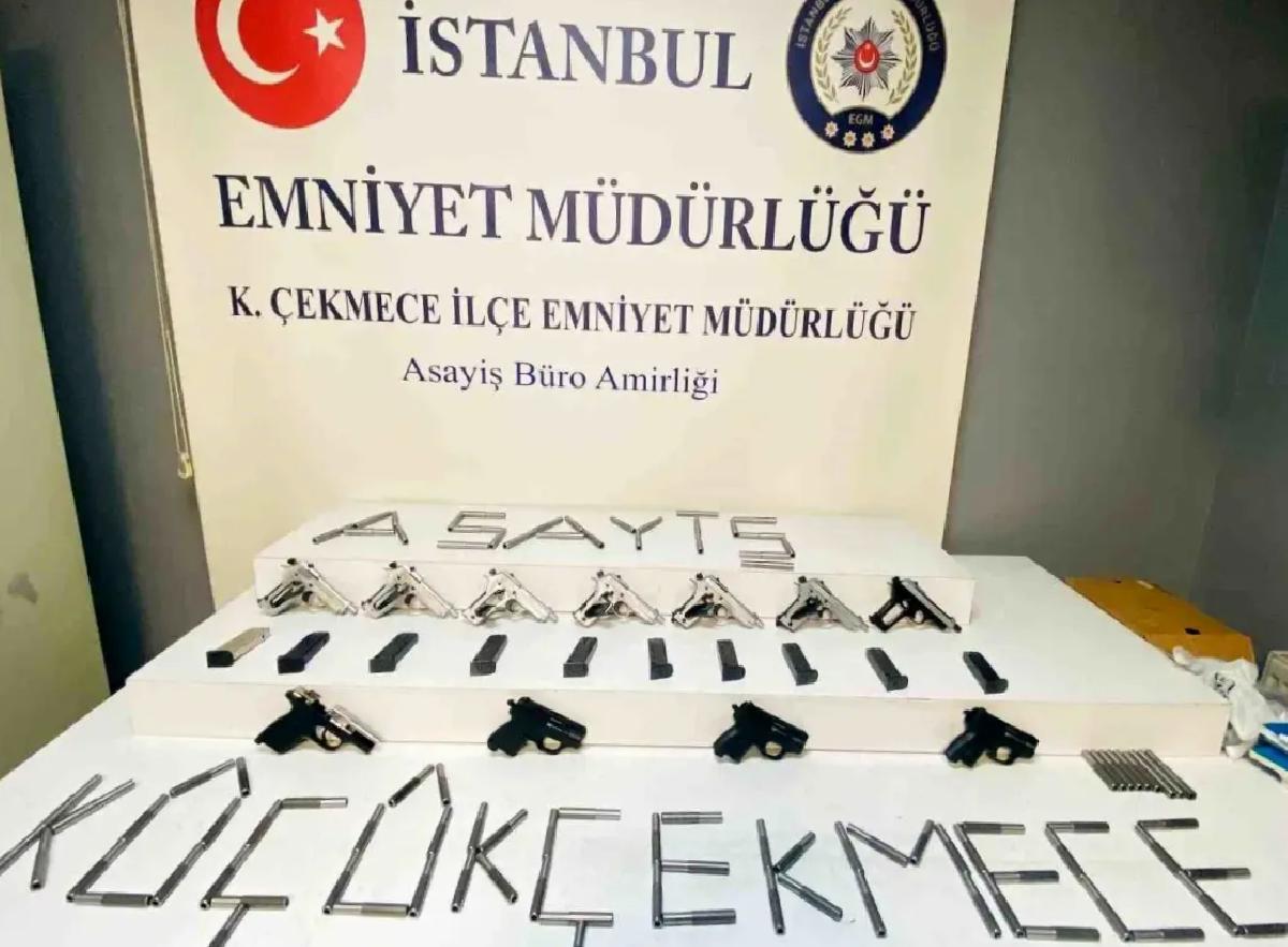 Küçükçekmece’de Silah Ticareti Operasyonu