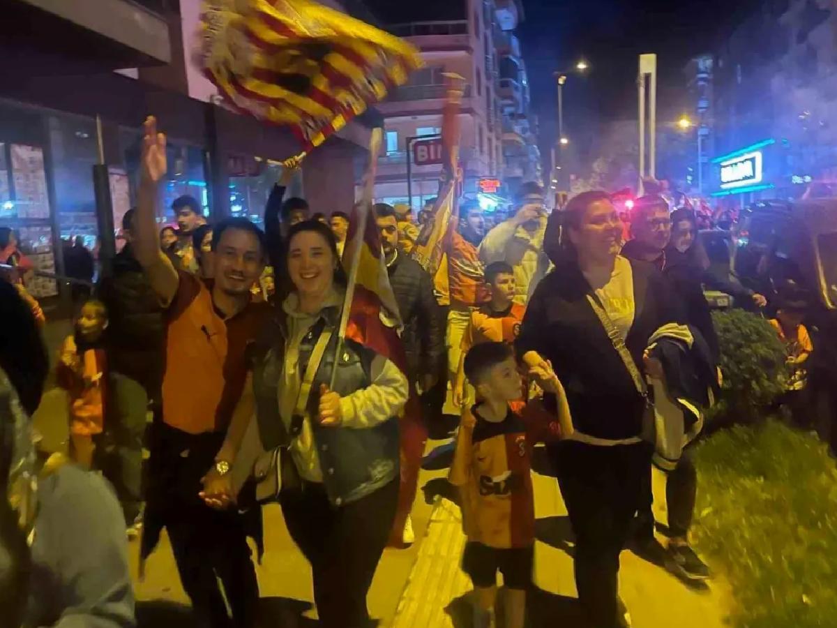 Kula’da Galatasaray coşkusu